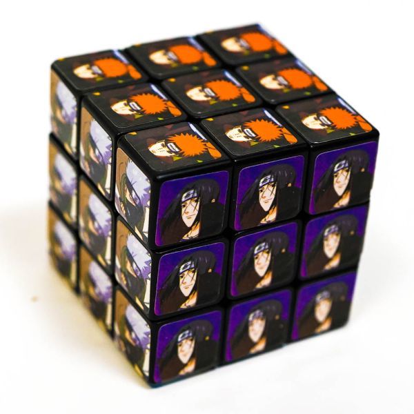 立体キューブ 立体パズル 6面体パズル naruto ペイン イタチ サスケ 3x3x3拍卖