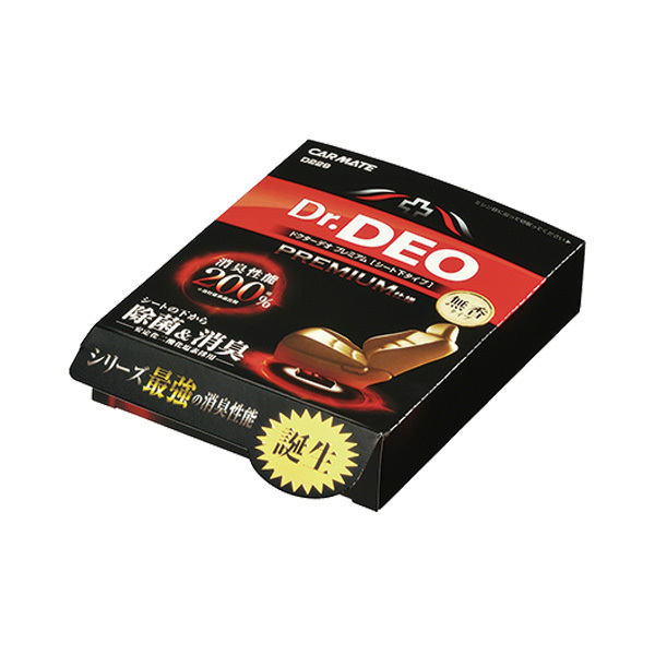 消臭剤 ドクターデオプレミアム シート下タイプ 無香 目立たない所から強力除菌&消臭/カーメイト/CARMATE:D229拍卖