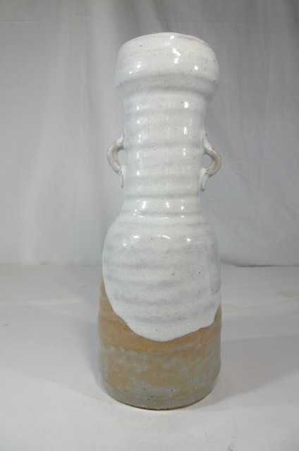 初だし品 萩焼 花瓶 花器 NO2 ★広島発送★(岡山発送品同梱不可)拍卖