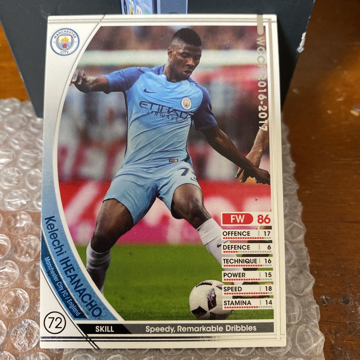 ◆WCCF 2016-2017 ケレチ・イヘアナチョ Kelechi IHEANACHO Mancherter City◆拍卖