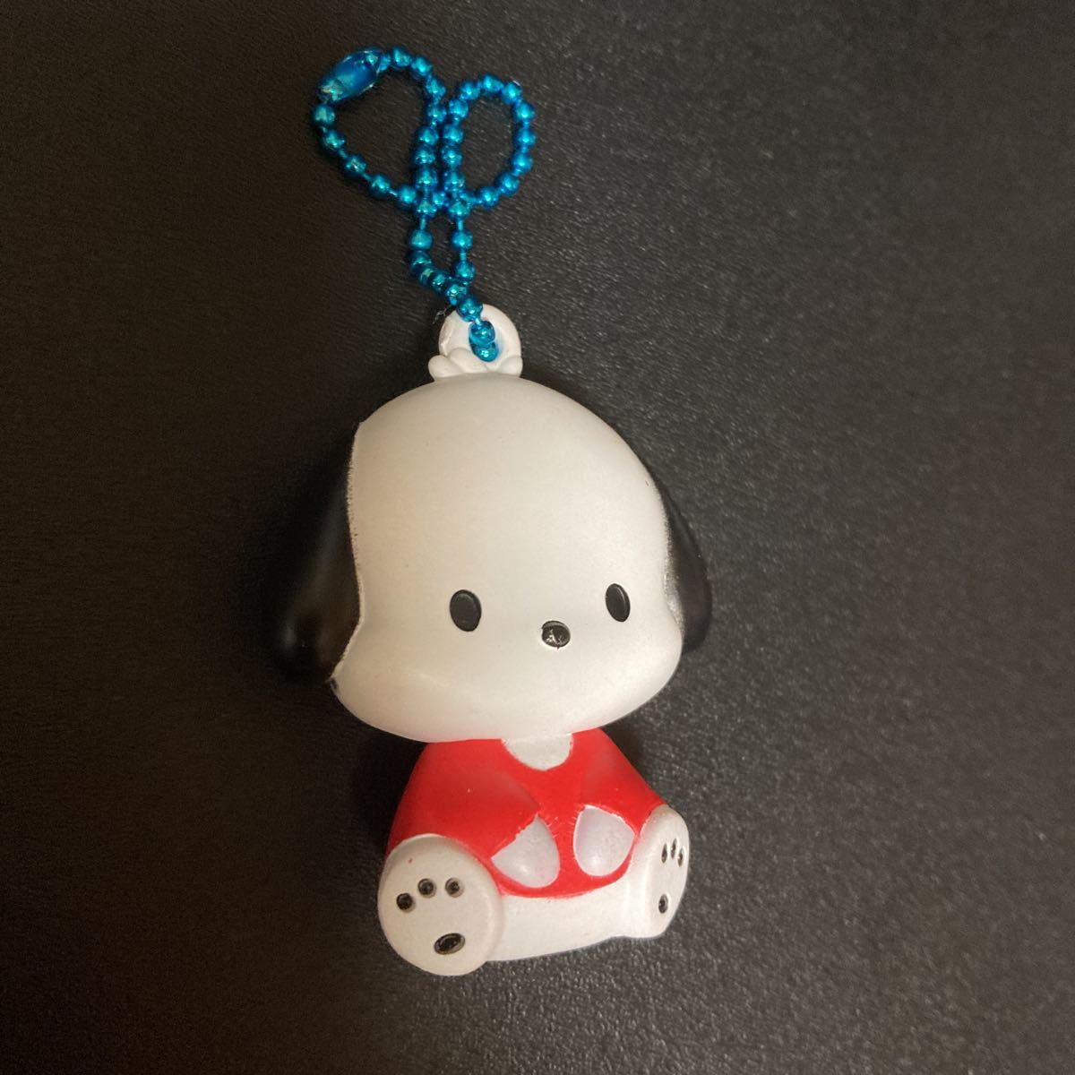 サンリオキャラクターズ ポチャッコ ぺたんこマスコット teamぶるー キーホルダー ストラップ グッズ ガチャポン ガチャガチャ ガシャポン拍卖