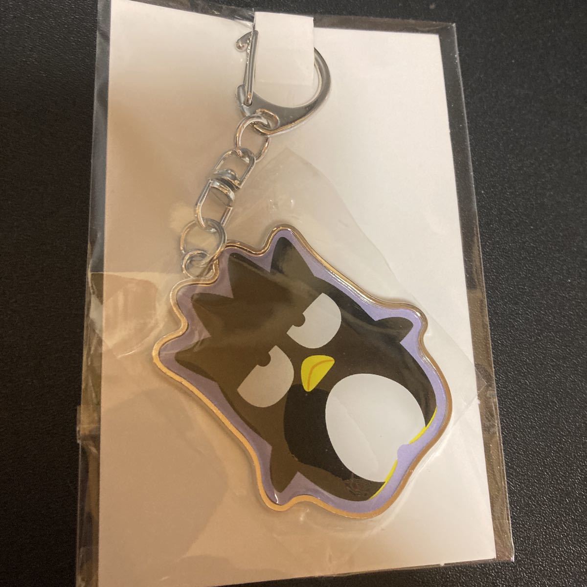 サンリオキャラクターズ × ぽてたん メタルキーチェーン バッドばつ丸 キーホルダー ストラップ Potetan グッズ拍卖