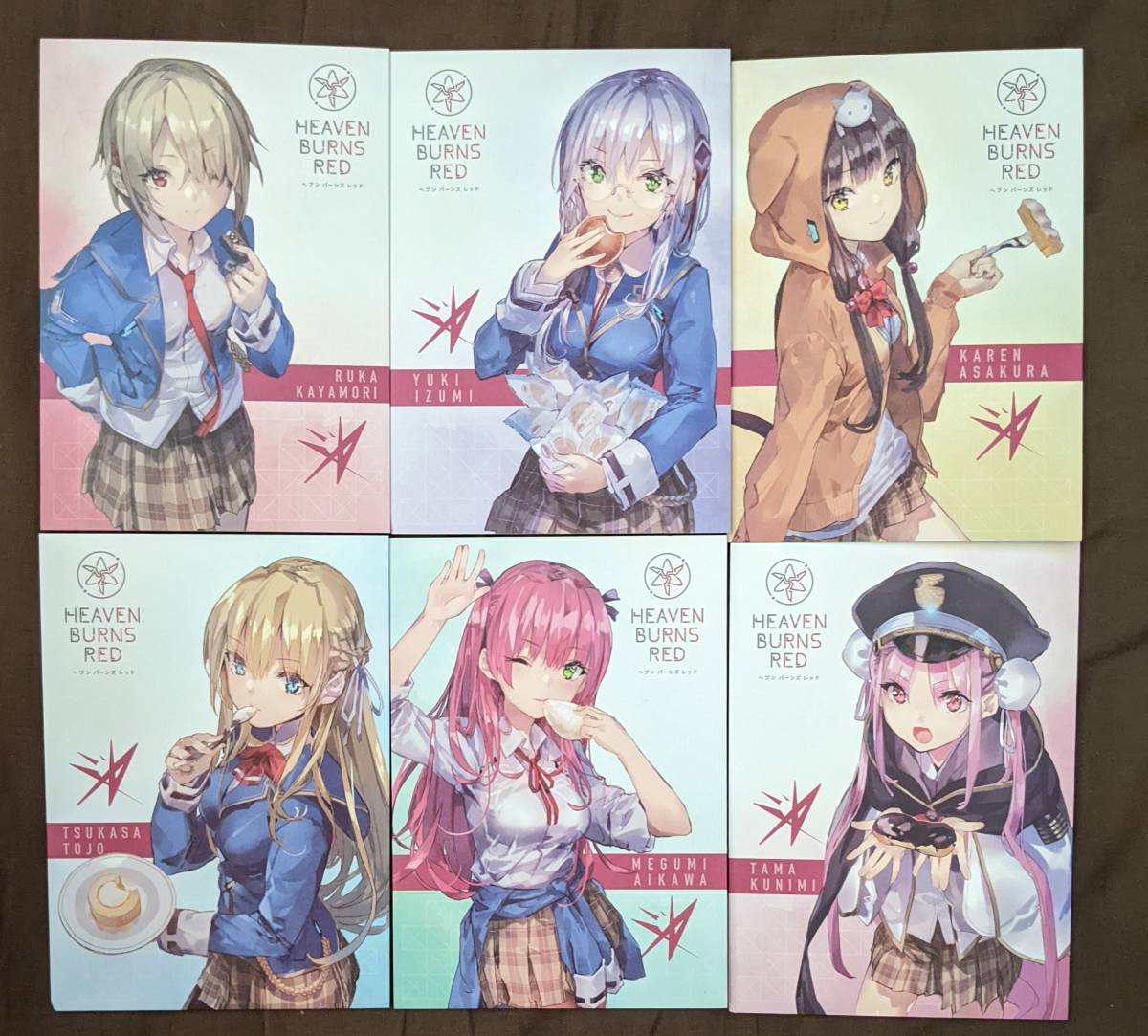 【ローソン】ヘブンバーンズレッド ヘブバン ローソン限定 非売品 ARボイス付きアートパネル 全6種 コンプ拍卖