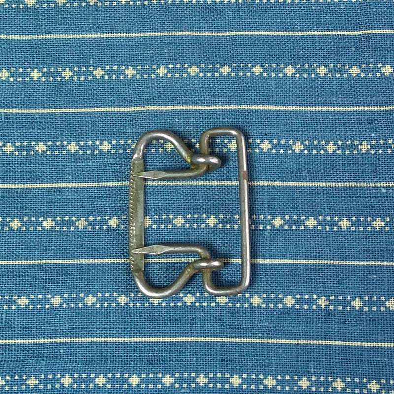 即決 【針刺しバックル】 1910s20s ワーク パンツ ジャケット ベスト 金具 /128-2 ビンテージ アンティーク 20年代 1910年代 デニム 30s40s拍卖