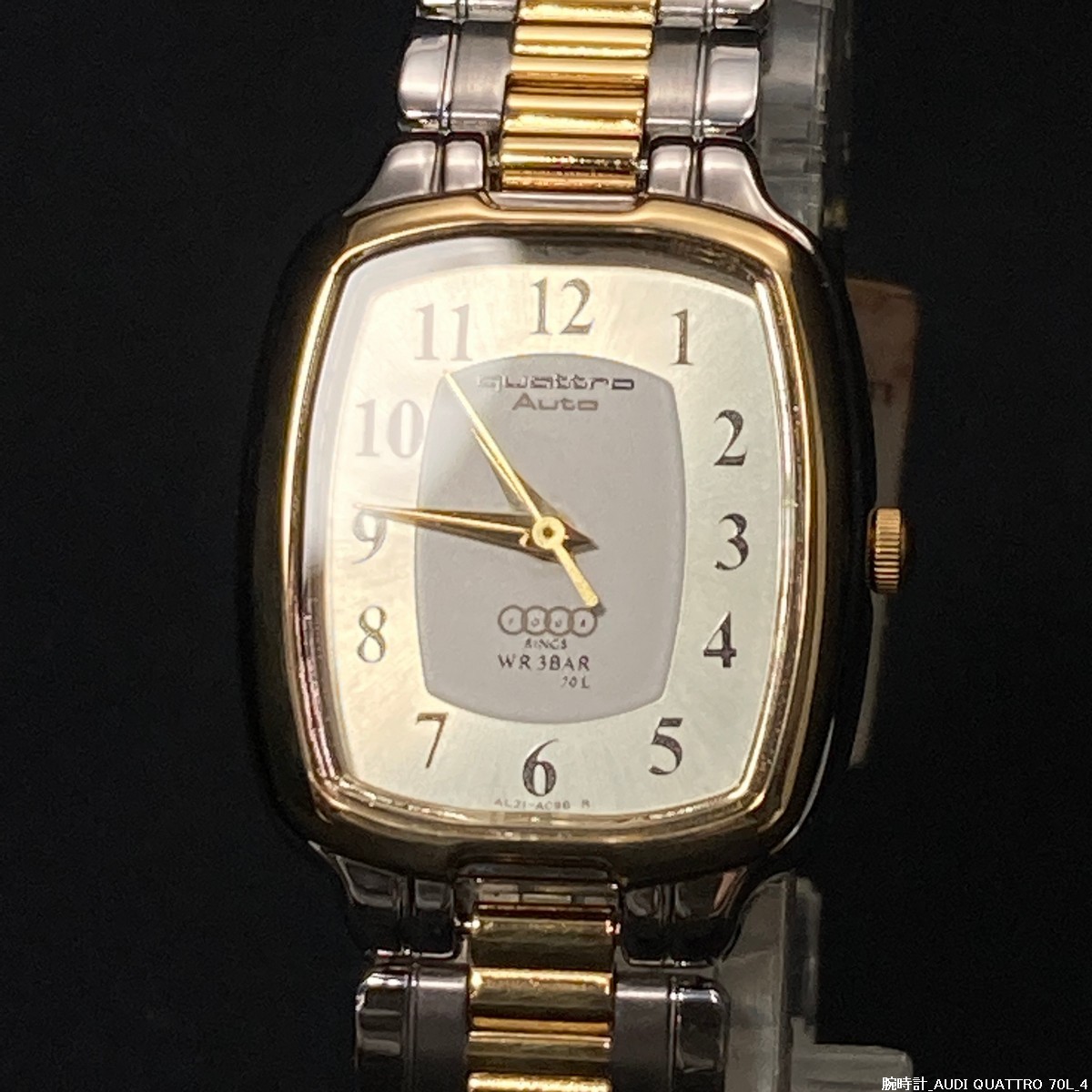【未使用 / 即決 / 送料230円】AUDI QUATTRO アウディ クワトロ 70L 日本製ムーブメント / レディース腕時計 No.20824-1拍卖