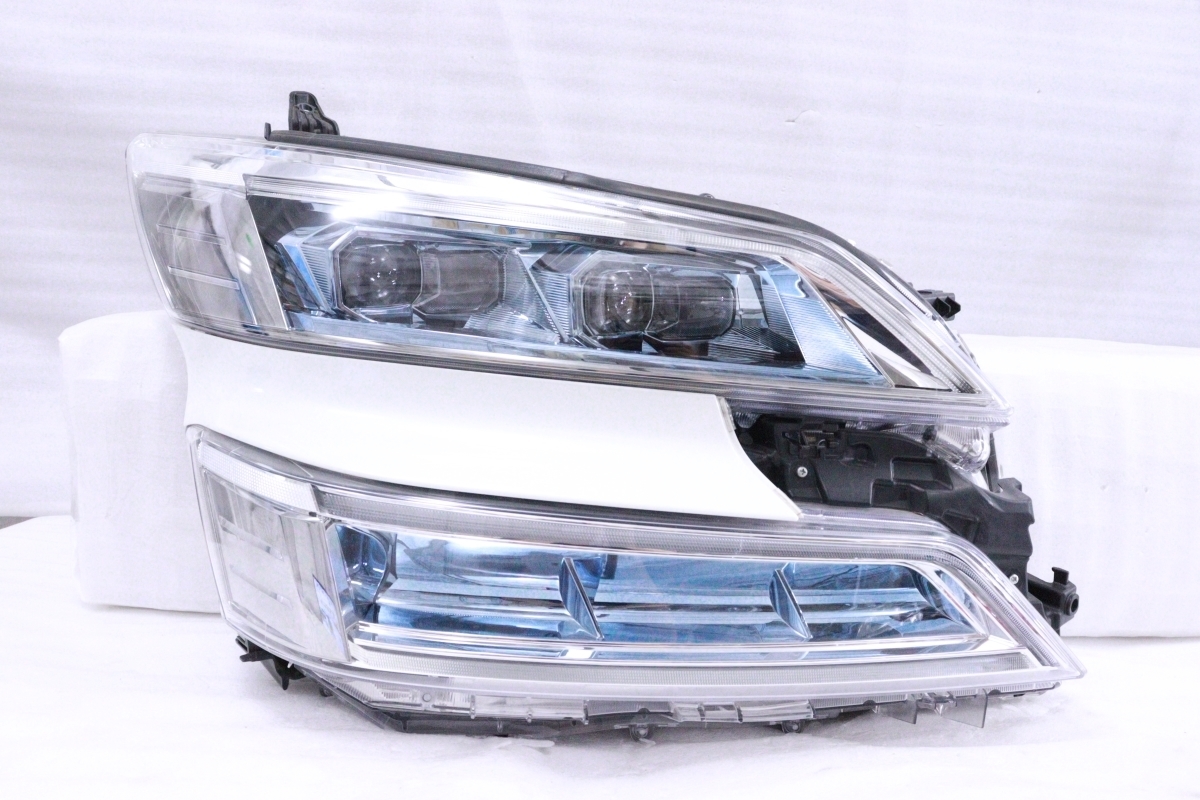 28-361★美品★後期 LED AGH30W ヴェルファイア★右ヘッドライト コーナリングランプ無 ICHIKOH 58-94 打刻:ム 純正★トヨタ (UK)拍卖