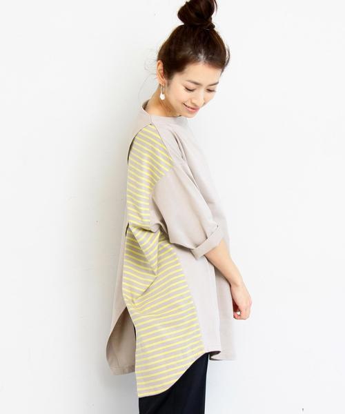 BEAUTY&YOUTH UNITED ARROWS別注アイテム<Americana(アメリカーナ)>2トーンチュニック  やや難あり 拍卖