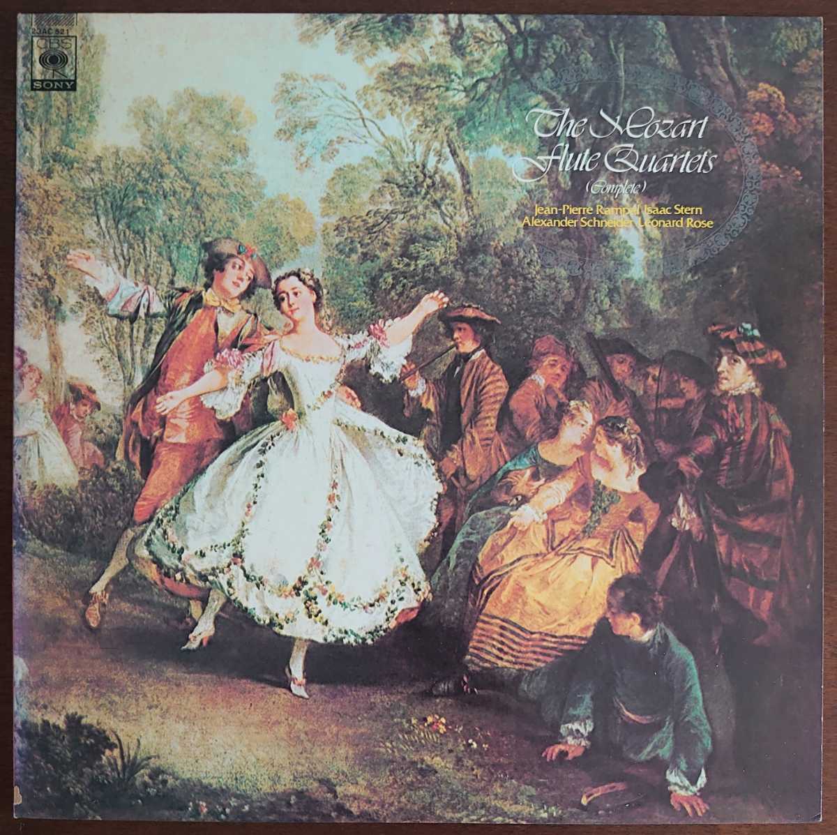 23AC 521 1978年/モーツァルト フルート四重奏曲(全曲)第1番ニ長調K.285 第2番ト長調K.285a 第3番ハ長調K.285b 第4番イ長調K.298拍卖