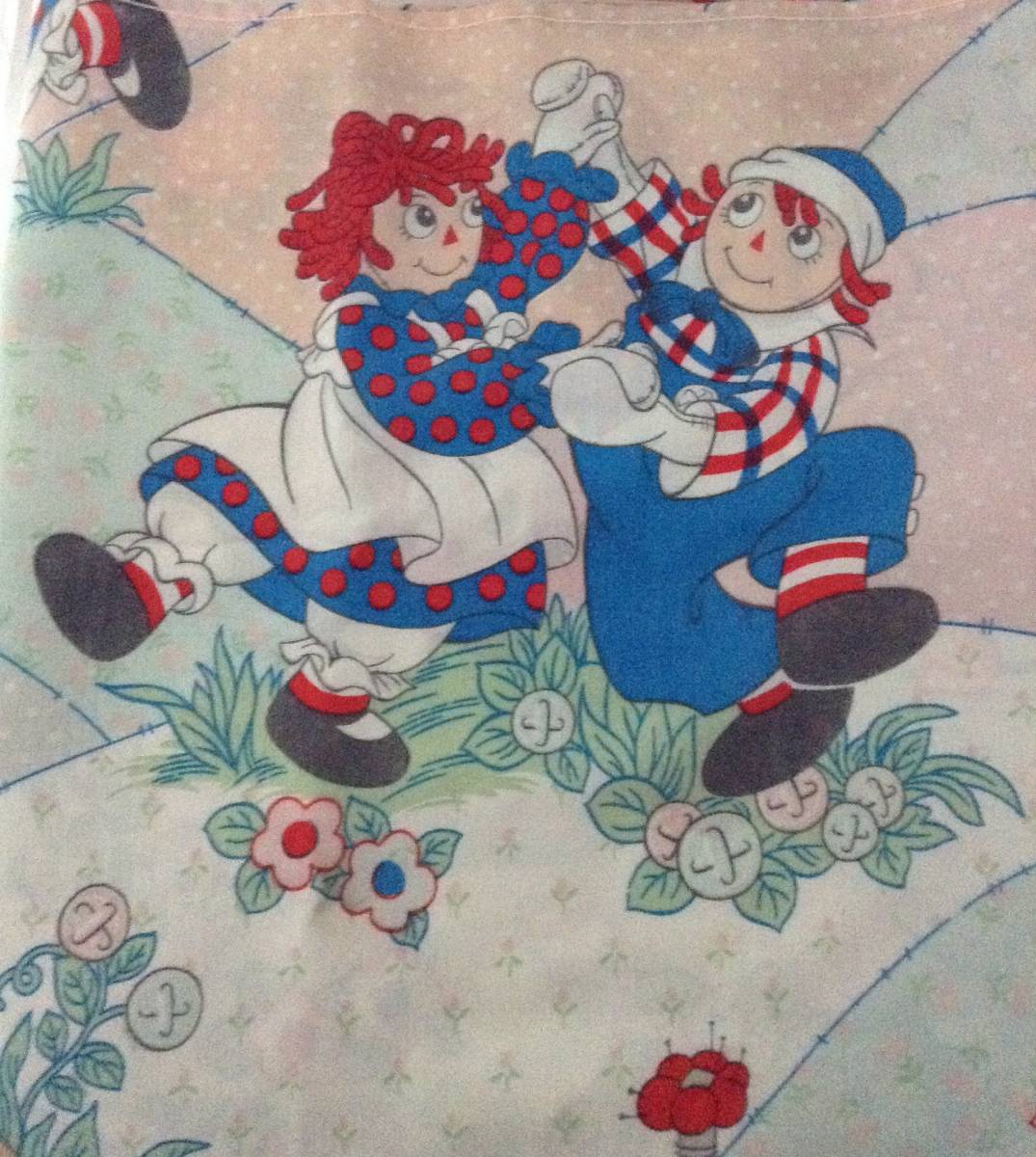 ラガディアン & アンディ ☆ マクミラン社製 ☆ フラットシーツ ☆ ビンテージ ☆拍卖