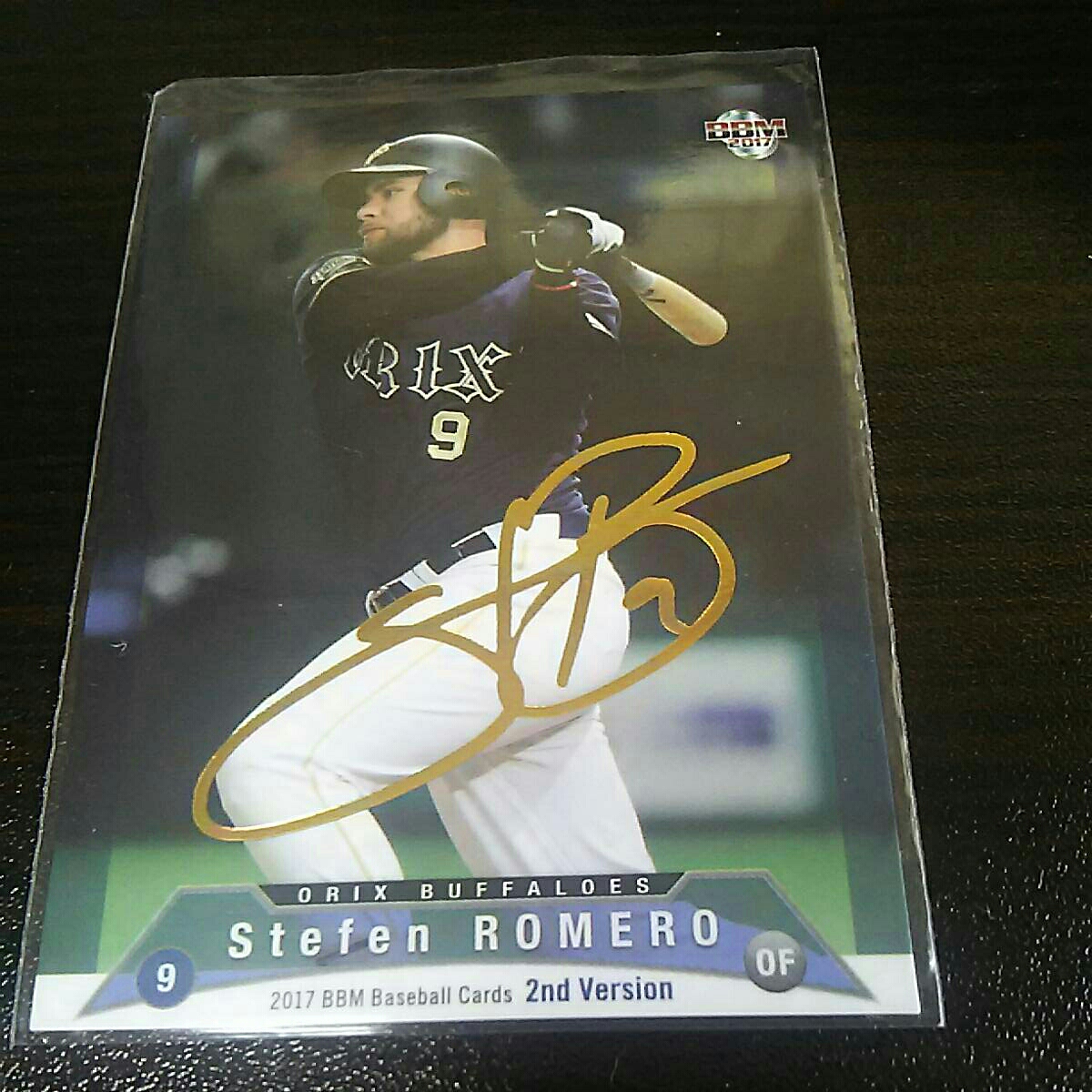 即決2017BBM 2nd金箔サイン オリックス9ロメロ049/100拍卖