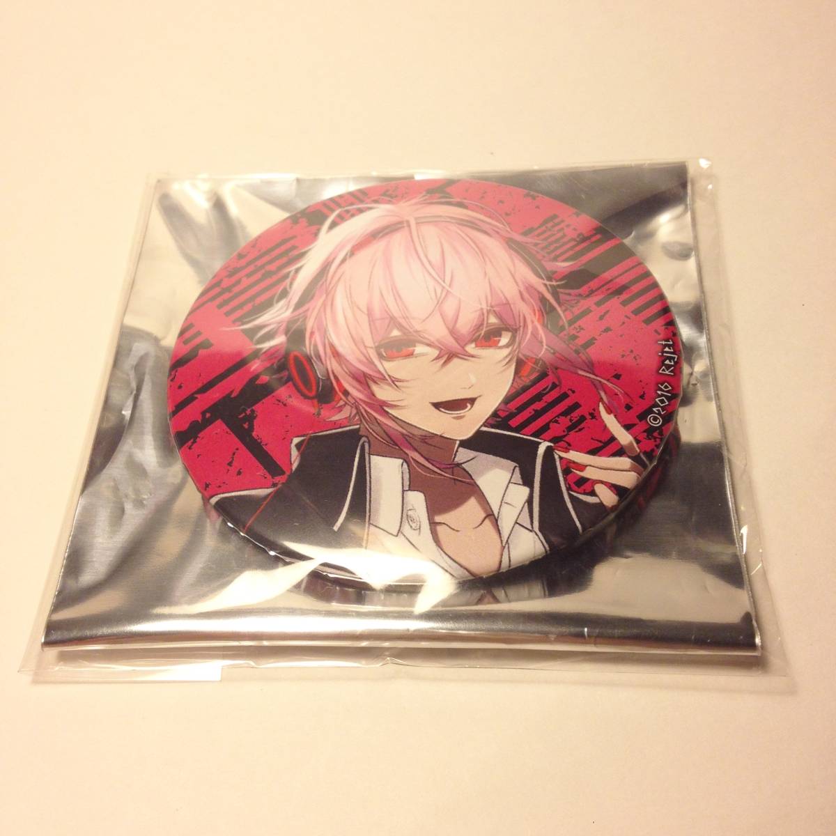 Rejet【タナトスナイト】 堕天使達のギグ ビッグ缶バッジ【セス2】約7.5cm 未使用拍卖