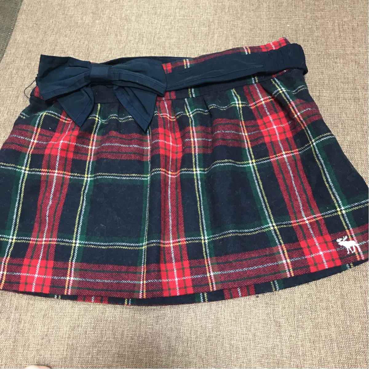 ★ Abercrombie&Fitch チェック ミニスカート Mサイズ アバクロンビー&フィッチ アバクロ ハワイで購入 USA HAWAII拍卖