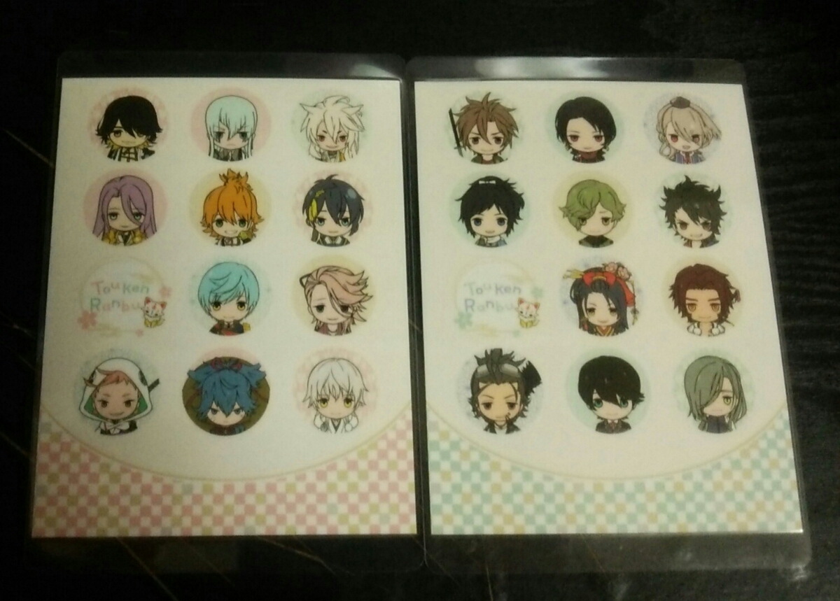♪『刀剣乱舞』♪ポストカード2枚セット♪ToukenRanbu♪ラミネート加工済(説明欄必読)♪拍卖