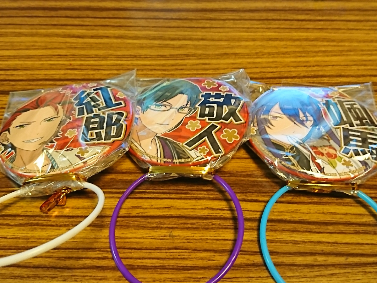 a あんさんぶるスターズ! 応援 缶バッジ 紅月 3個セット 鬼龍紅郎 蓮巳敬人 神崎颯馬拍卖