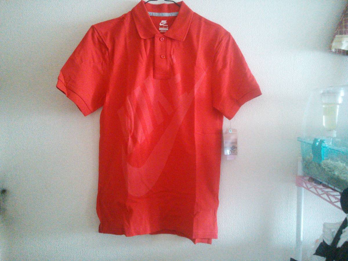 ナイキ HBR コープロゴ ピメント/ピメント 半袖ポロシャツ Sサイズ NIKE拍卖