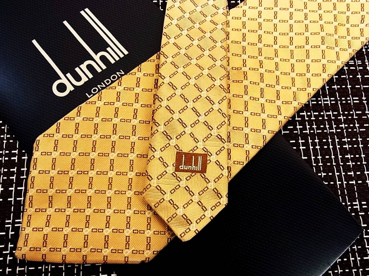 ・ω・ ★SALE★1897★ ダンヒル~d総ロゴ~【dunhill】ネクタイ拍卖