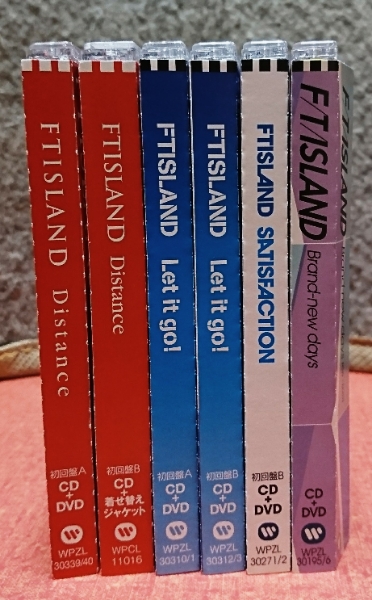 送料無料!FTISLAND(エフティーアイランド) 初回盤シングル6枚セット拍卖