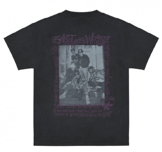 Stussy x DSM T-Shirt Retrospective East Meets West Tee Tシャツ beastie boys ビースティー ボーイズ ドーバー 黒 S拍卖
