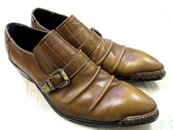 激レア・BLACK LIST ブラックリスト お兄系ヒールシューズ 25.5センチ ブーツ 高級感 値下げ拍卖