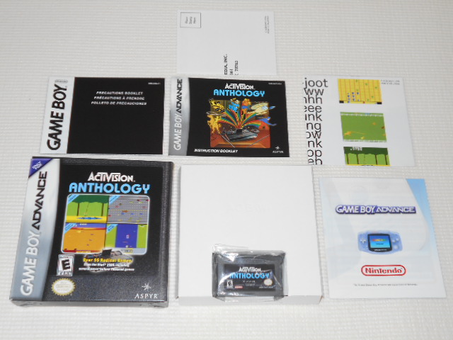 GBA★ACTIVISION ANTHOLOGY 海外版(国内本体動作可能)★箱付・説明書付・ソフト付(端子清掃済み)拍卖