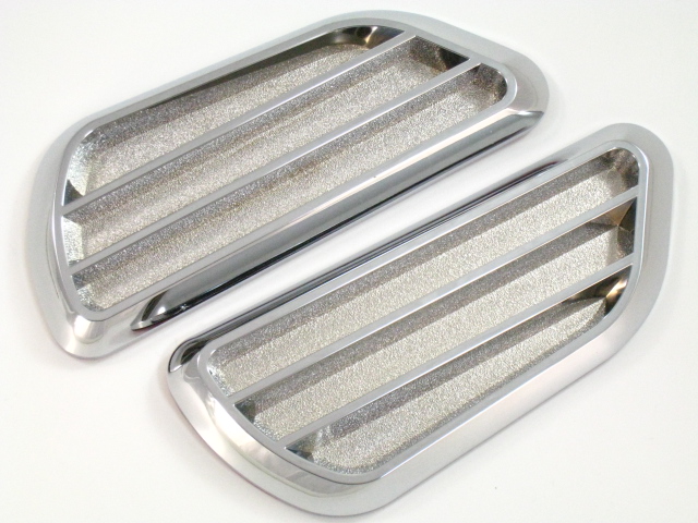 汎用ダミーダクトtype57ボンネットフェンダーバンパーエアロ スポイラー フロント リア サイド マフラー クロムメッキ 加工 部品 車 外装拍卖