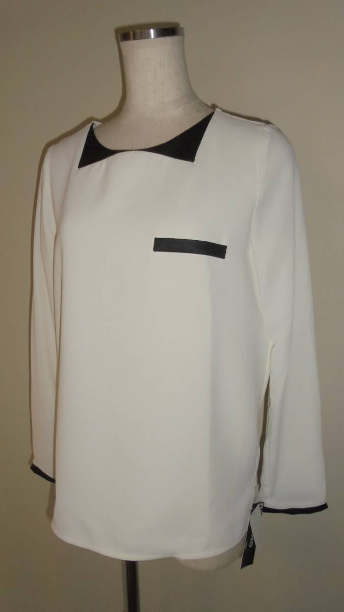 未使用 ロデオクラウンズ Rodeo Crowns 長袖 カットソー シースルースリーブ 定価7140円拍卖