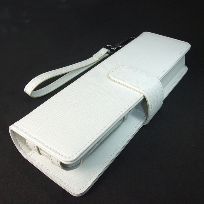 Sale iQOSケース 1点限りのプロトサンプル サフィアーノ調PUレザー ホワイト コスパ抜群拍卖