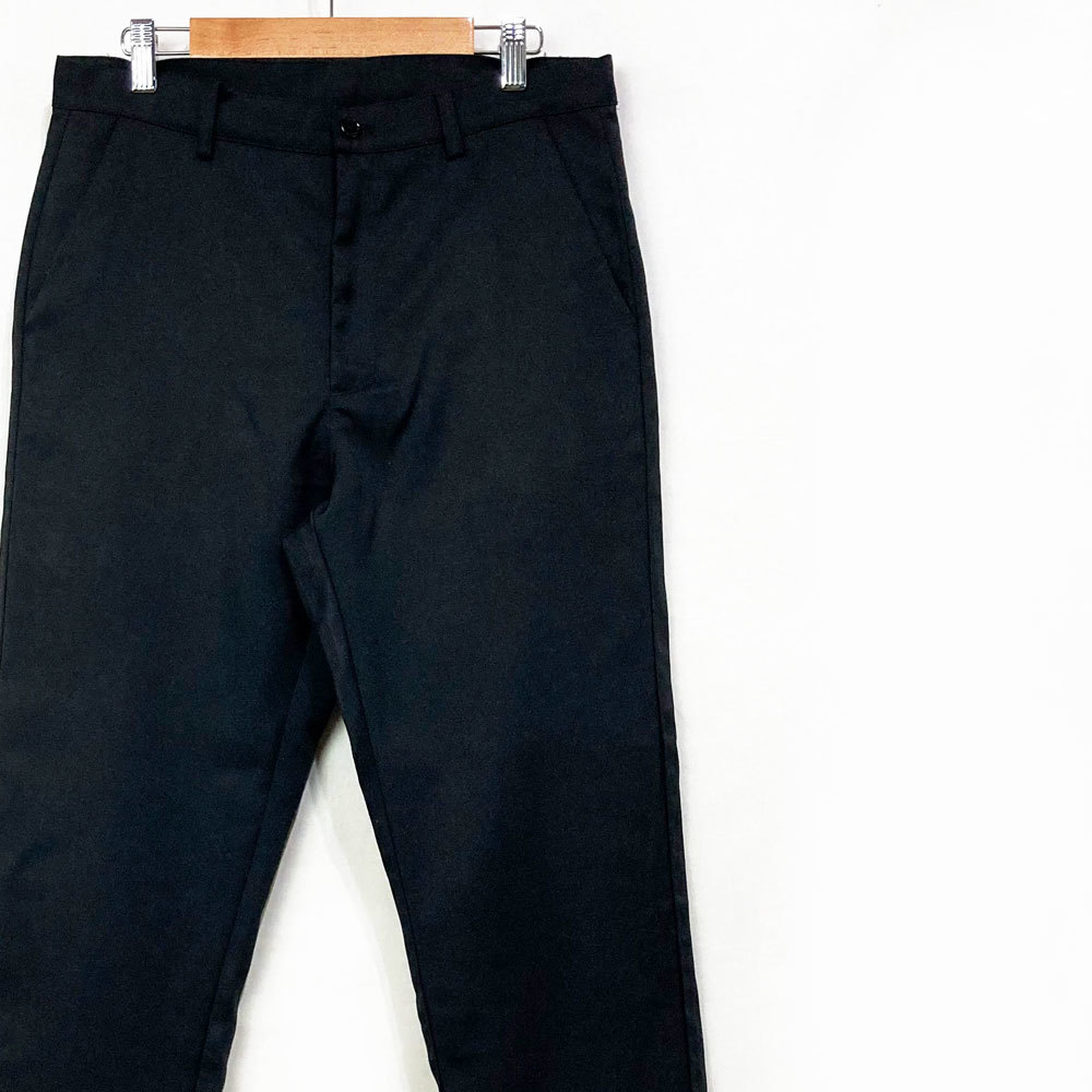 Adoon Plain ポリエステル テーパードパンツ ブラック Mサイズ dnm1015拍卖