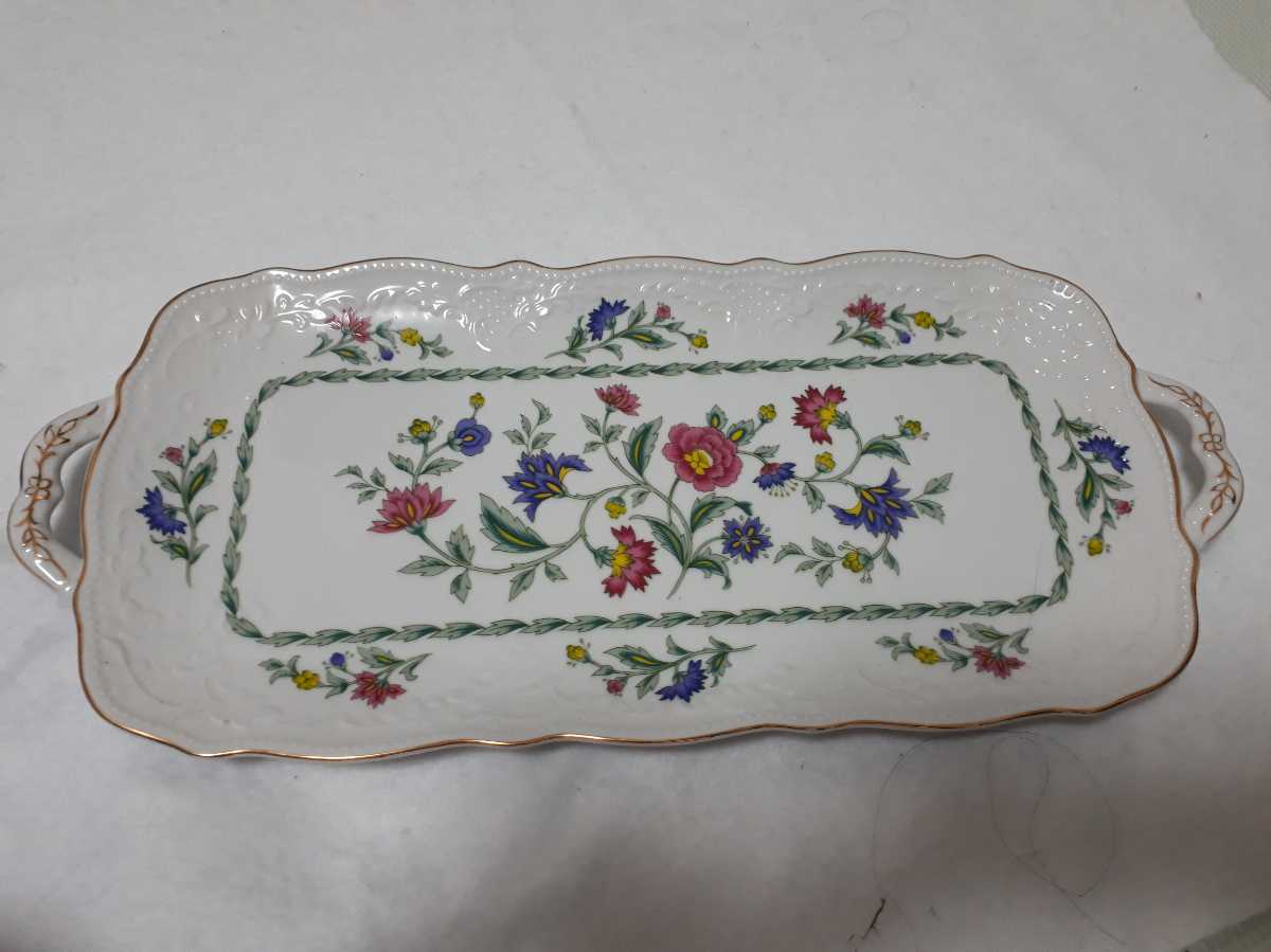 MOMOYAMA 食器 大皿 キッチン パーティー 料理 長皿 花柄 エレガント 桃山拍卖