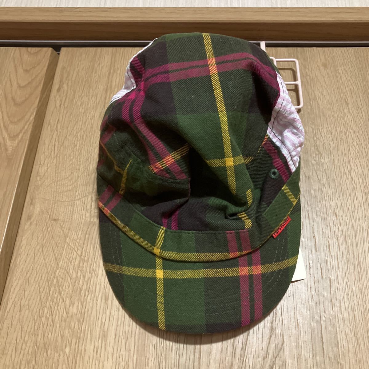 【新品】ポプシーチャム◆緑チェック ハンチング 帽子 ナルミヤ 3300円がお得☆拍卖