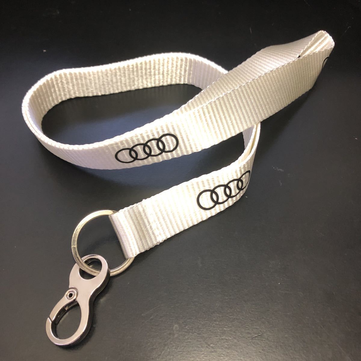未使用 ★Audi アウディ ネックストラップ 純正 正規品★白拍卖