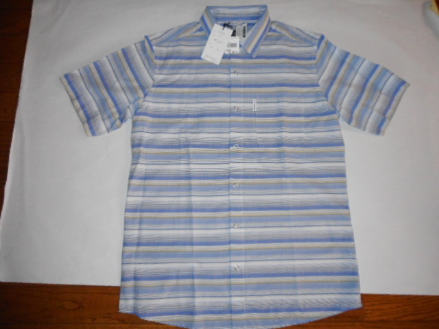 ☆新品 レノマ 半袖シャツ M (吸汗・速乾加工)☆拍卖