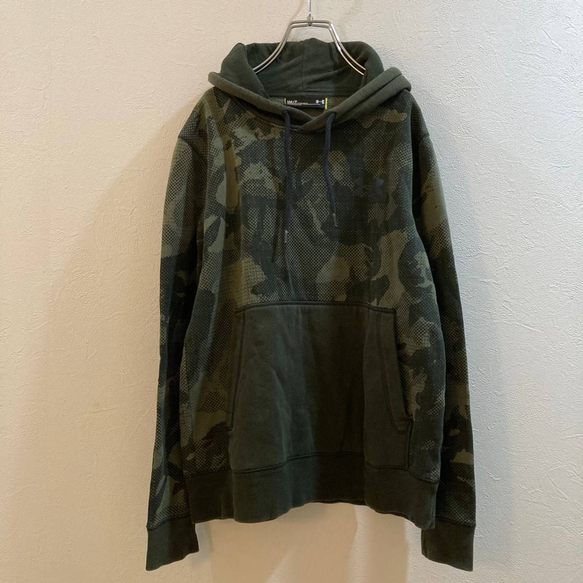 UNDER ARMOUR/アンダーアーマー プルオーバーパーカー サッカー カーキ グリーン メンズ SM拍卖