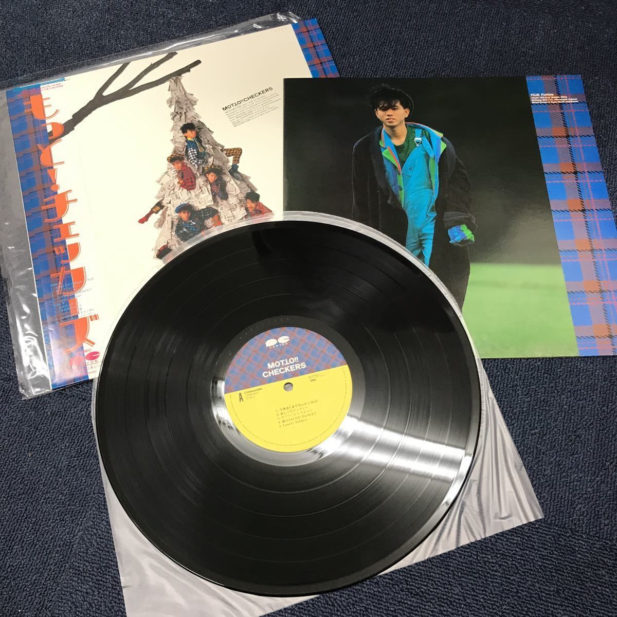 31802-97 0811N LPレコード チェッカーズ もっと! 帯付き 動作未確認拍卖