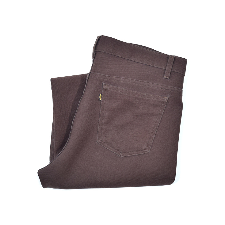 【送料無料】 90S ヴィンテージ リーバイス 517 スタプレスト ブーツカット スラックス W38 L23 程度 ブラウン 茶色 Levis 古着 EZ0574拍卖