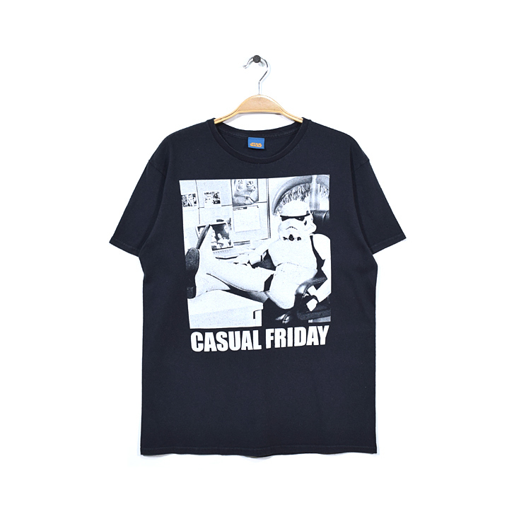 【送料無料】 スターウォーズ ストームトルーパー プリント Tシャツ メンズS相当 映画 STAR WARS 古着 BB0652拍卖