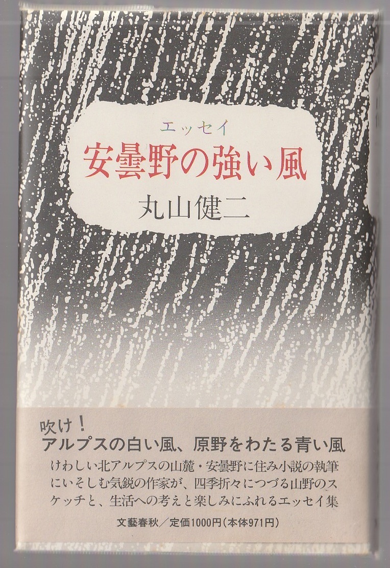 エッセイ・安曇野の強い風 丸山健二 文藝春秋 1989年拍卖