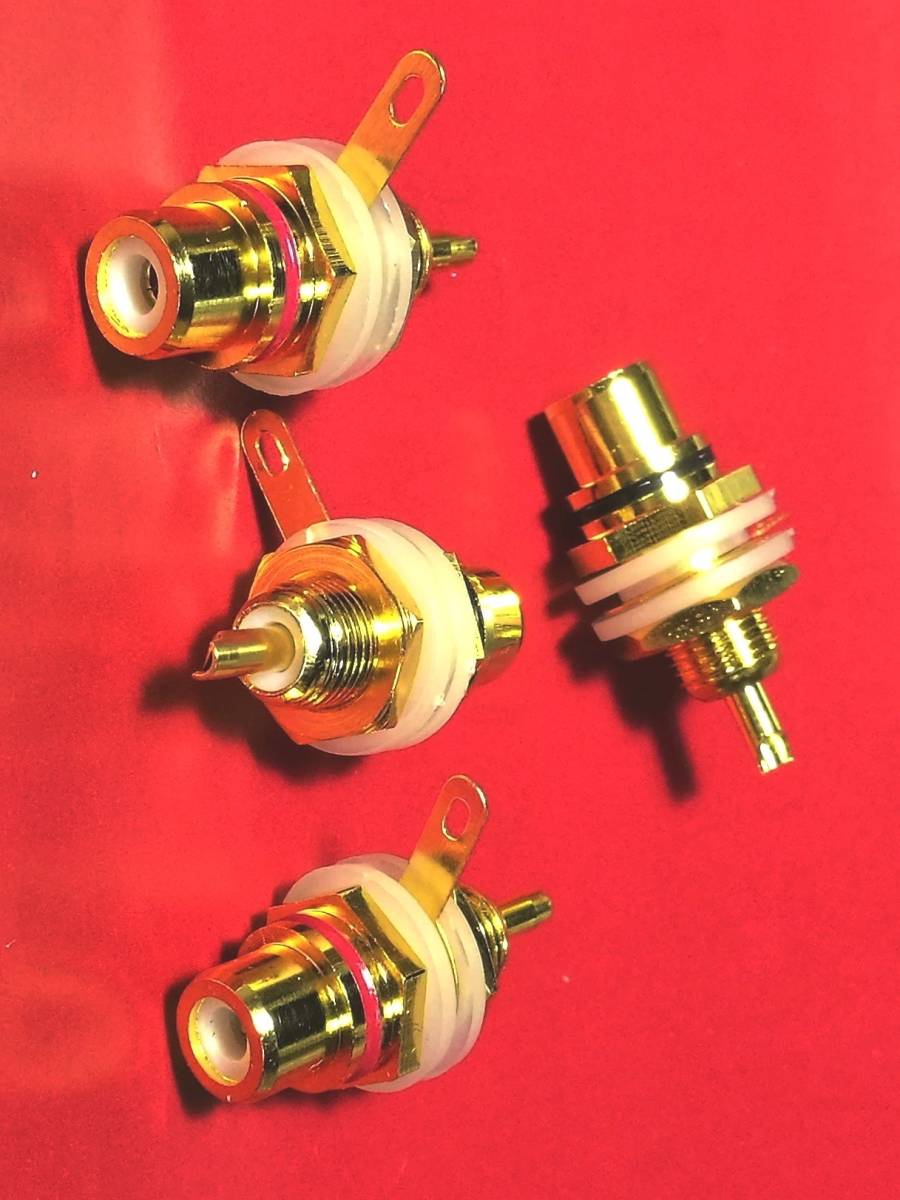 ♪♪ハイグレードRCAジャック 自作品や修理用に!⑦♪♪拍卖