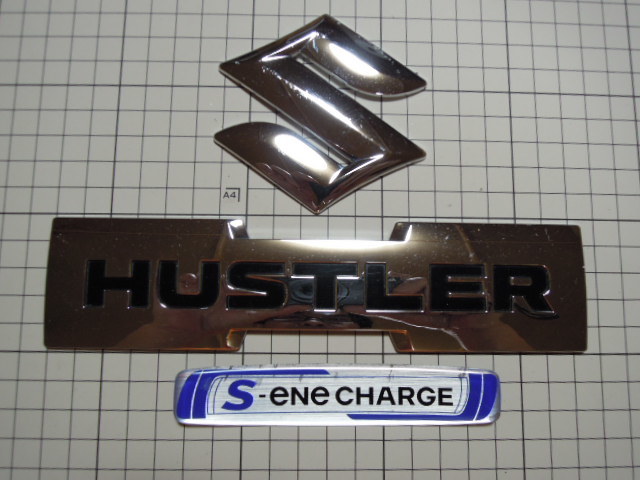 スズキ 純正 ハスラー メーカーロゴ 車名 グレード エンブレム セット 中古 | 220783拍卖