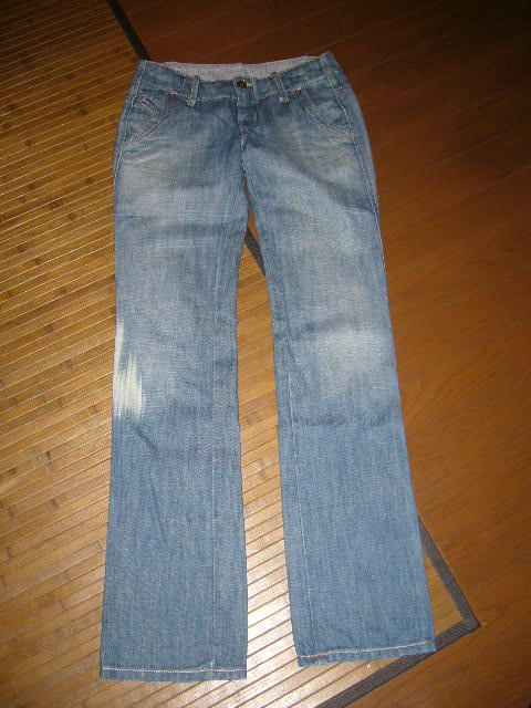 724-58♀DIESEL ディーゼル ジーンズ BT01469 size.25 色.インディゴ アフリカ. チュニジア製拍卖