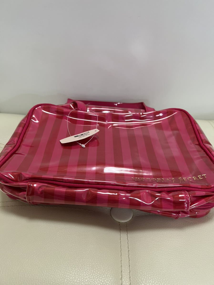 新品 ヴィクトリアシークレット ビニールコーティング スパバック ピンク×ショッキングピンク拍卖