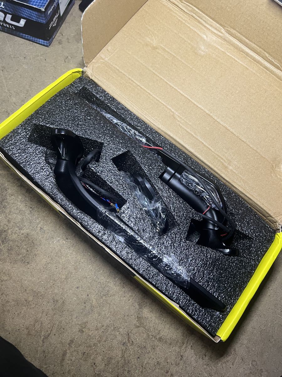 汎用!!カウルミラーウィンカー付き!GSX、YZF、CBR、ninjaなどに!拍卖