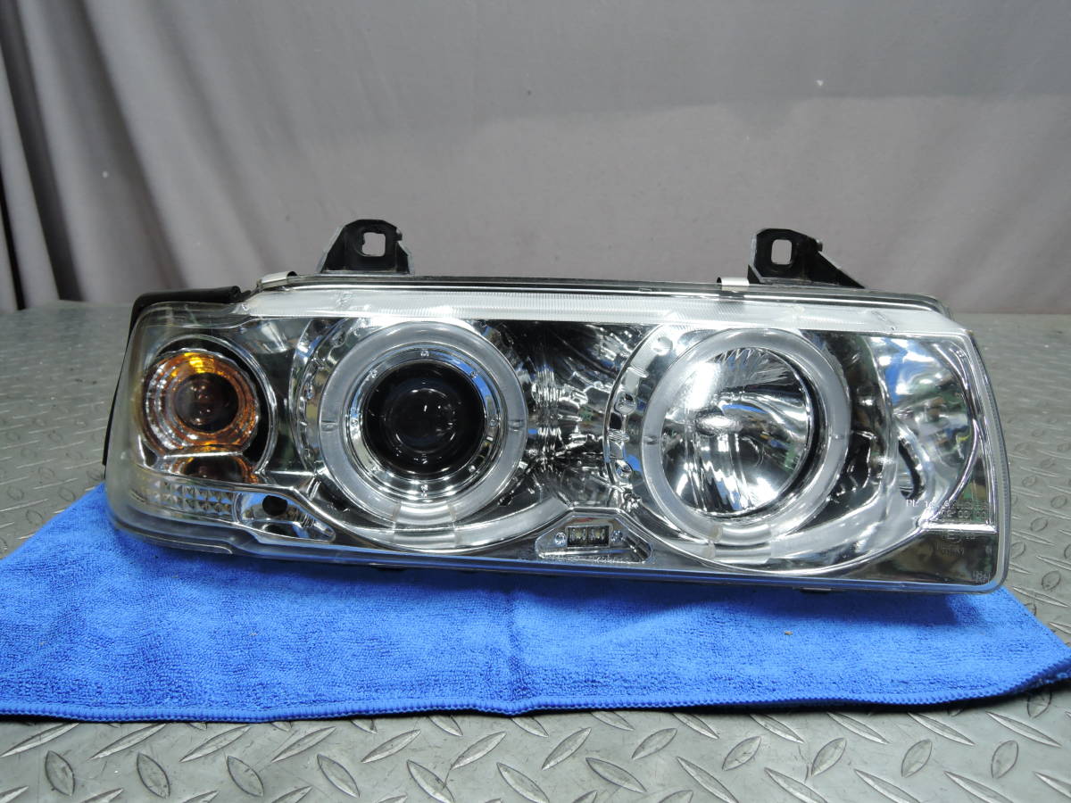 【詳細不明】 BMW クーペ E36 318is 320i SONAR ソナー R/右 ヘッドライト SK3301S 10392 【動作未確認 エンジェルアイ プロジェクタ BM-01拍卖