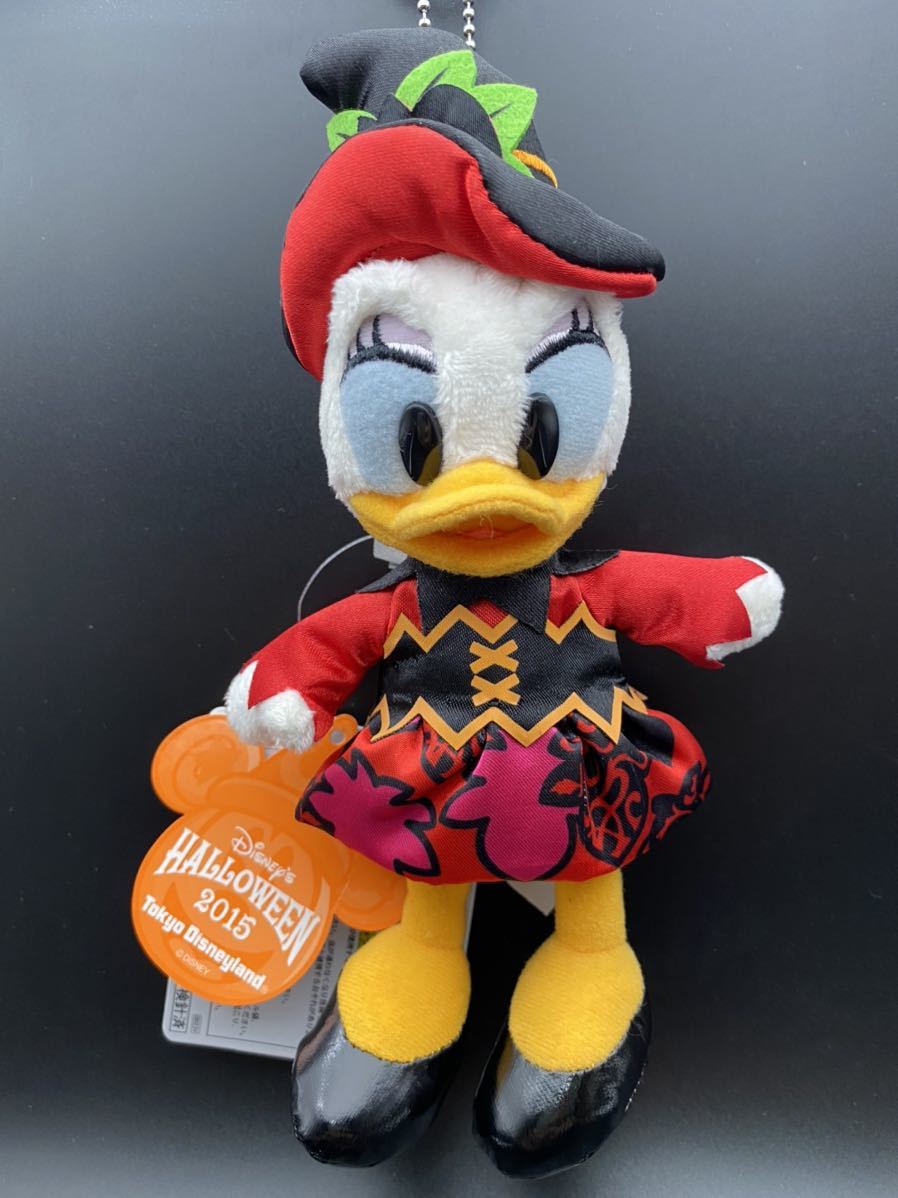 178 ディズニーハロウィン2015 デイジー ぬいぐるみバッジ TDS TDL TDR ディズニーランド バッチ 未使用 タグ付き ぬいば拍卖