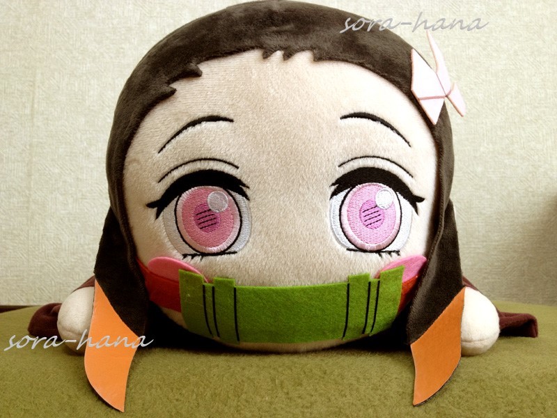 非売品 新品 鬼滅の刃 45cm メガジャンボ 寝そべりぬいぐるみ 竈門禰豆子 ねずこ 送料1130円拍卖