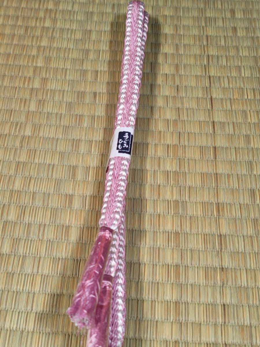 即決6000円 新品 正絹手組紐 高級 夏物 帯締め拍卖
