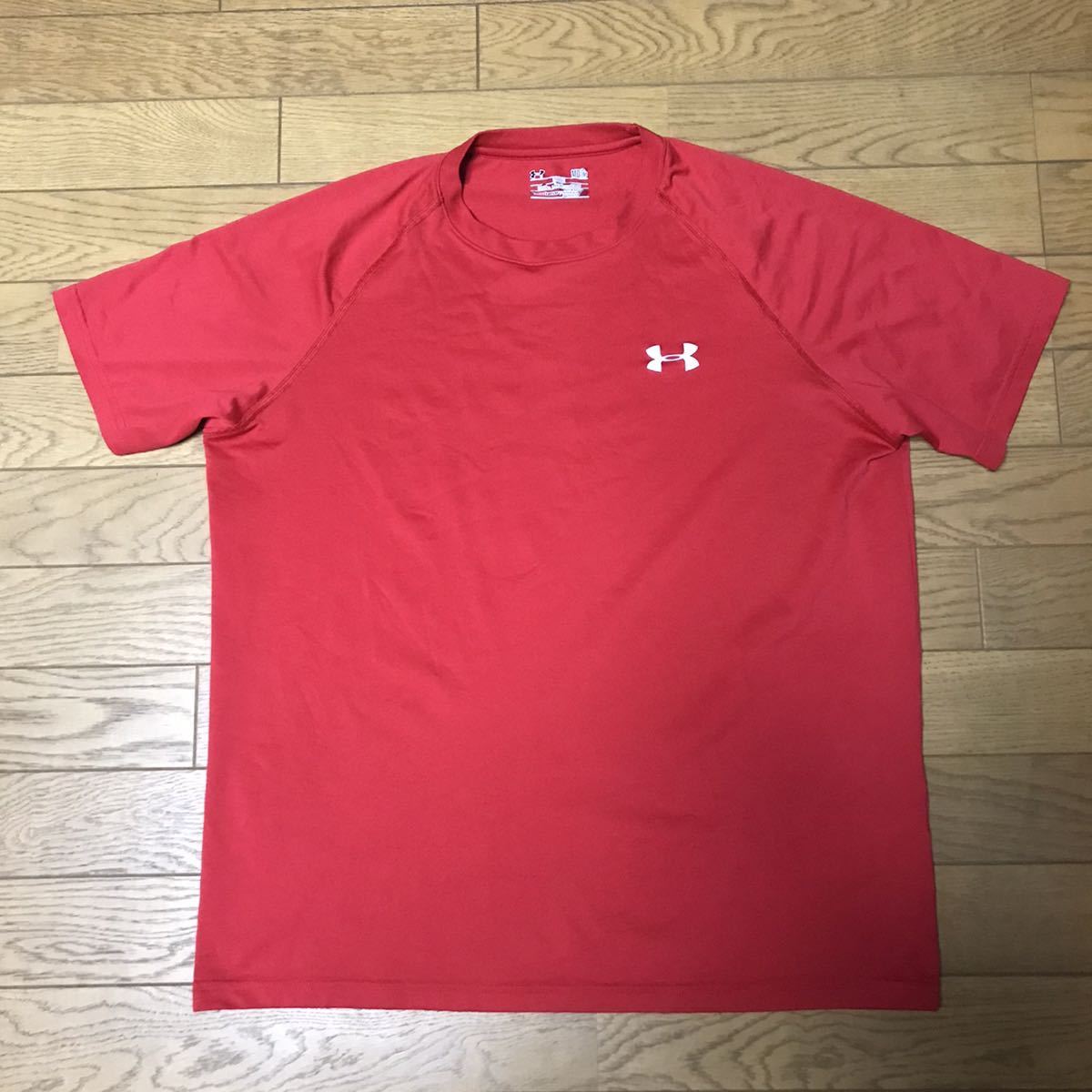 UNDER ARMOUR MEN’S SHORT SLEEVE T-SHIRTS size-M(着丈65身幅56) 中古 送料無料 NCNR拍卖