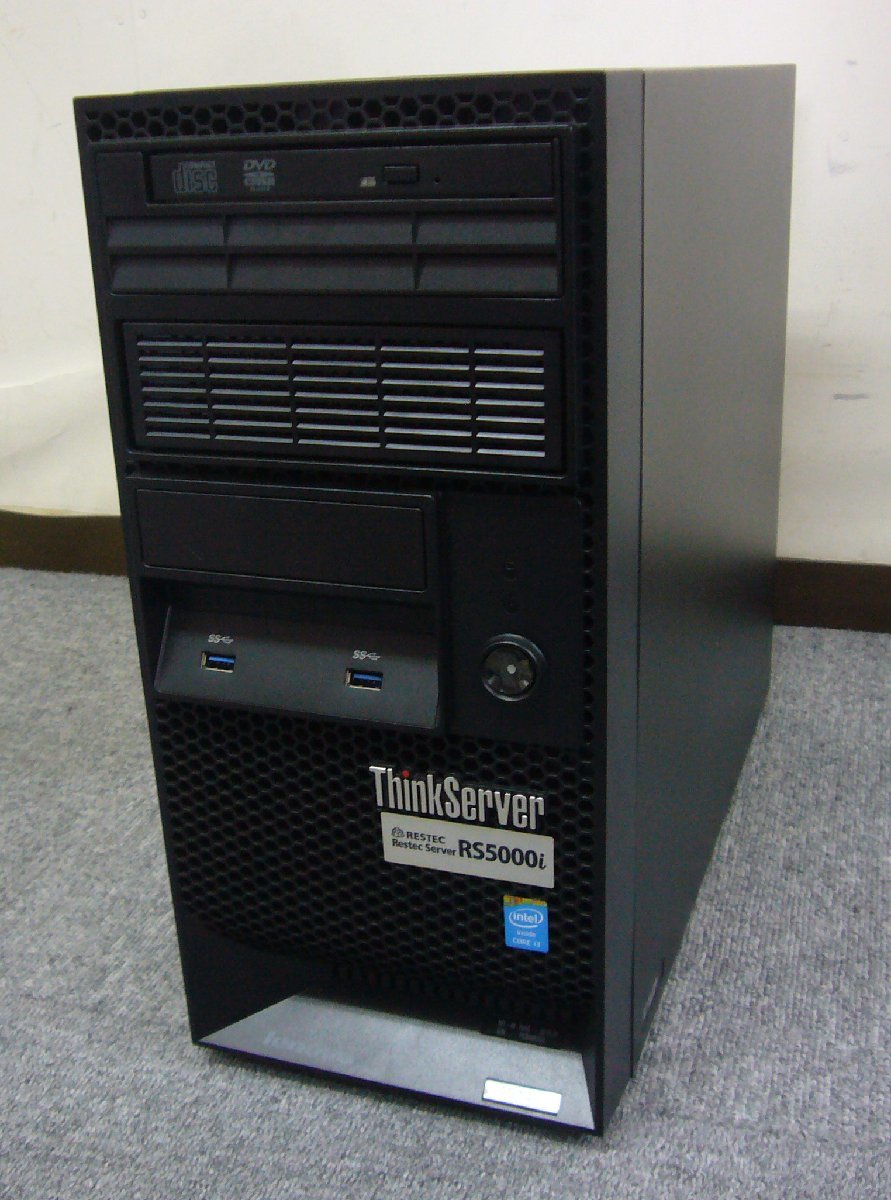 ☆Lenovo レノボ パソコン/サーバー機 Think Server【TS140】Corei3-4150/4GB/2TB SATA RIDE/OSなし USED品☆拍卖