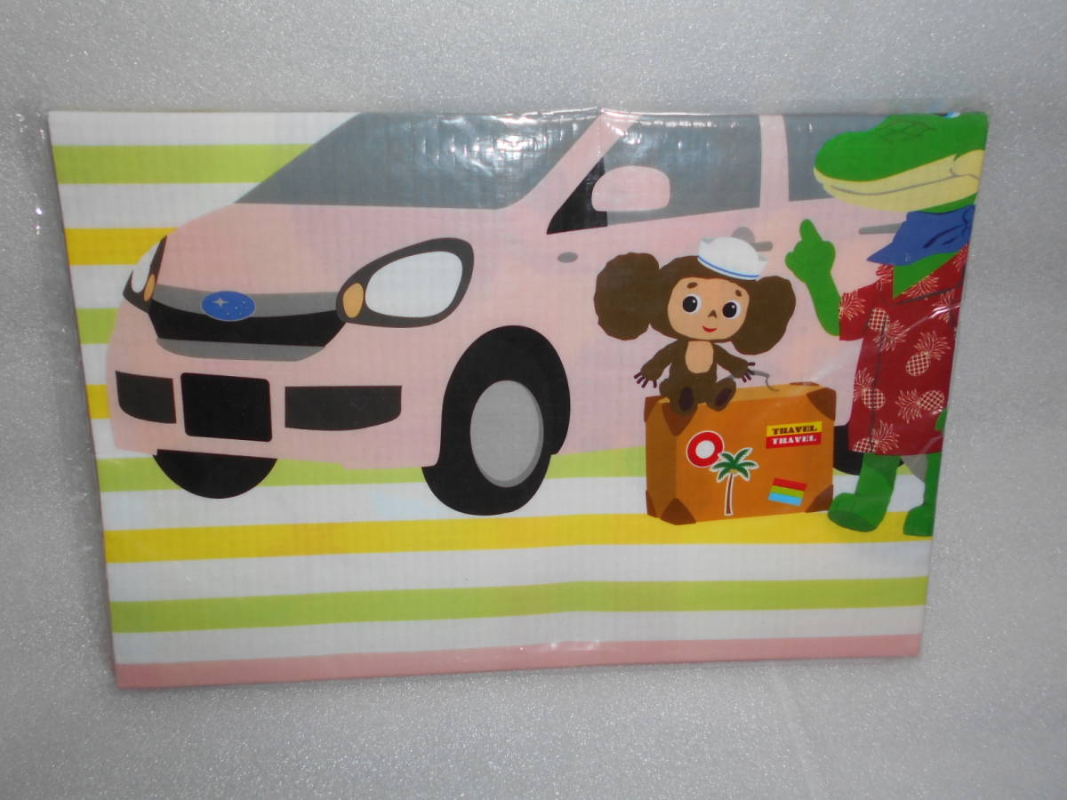 SUBARU スバル×チェブラーシカ レジャーシート 1個 約60×90㎝位拍卖