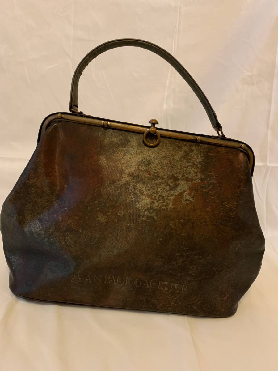 Jean Paul GAULTIER ジャンポールゴルチエ ゴルチェ サイバー 玉虫 光沢 ハンドバッグ ガマ口 がま口 アーカイブ archive bag拍卖